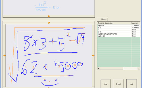 Nokia Handwriting Calculator