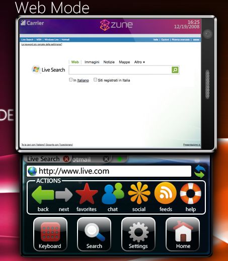 Zune Slide Phone