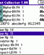 Font Collector v1.52  Palm OS 5