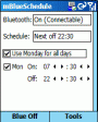 Blue Schedule v1.2.0  Windows Mobile 2003, 2003 SE, 5.0 for Smartphone