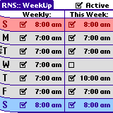WeekUp Alarm Clock v2.1