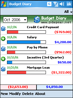 Budget Diary v1.0