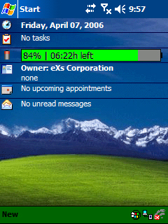 PocketPC Battery and Memory Monitor