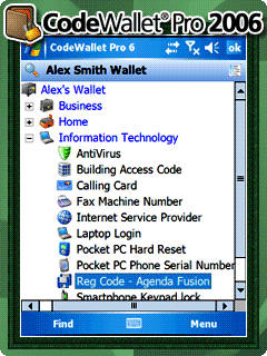 CodeWallet Pro 2006 Mobile