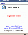 TimeRule v1.2  Windows Mobile 2003, 2003 SE, 5.0 for Pocket PC