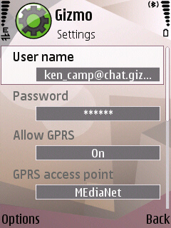 Gizmo VOIP Plug-in Wi-fi Phone