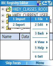 IBE Registry Editor v1.0
