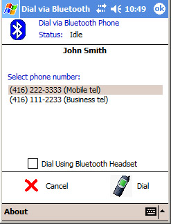 Bluetooth Dialer