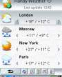 Handy Weather v1.00  Symbian OS 9.x UIQ 3