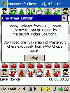 FREE Christmas Chess