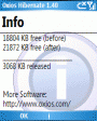 Oxios Memory v1.40  Windows Mobile 2003, 2003 SE, 5.0 Smartphone