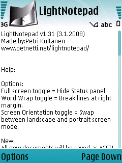 LightNotepad