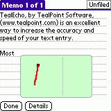 TealEcho Plus  Graffiti digital ink v3.03