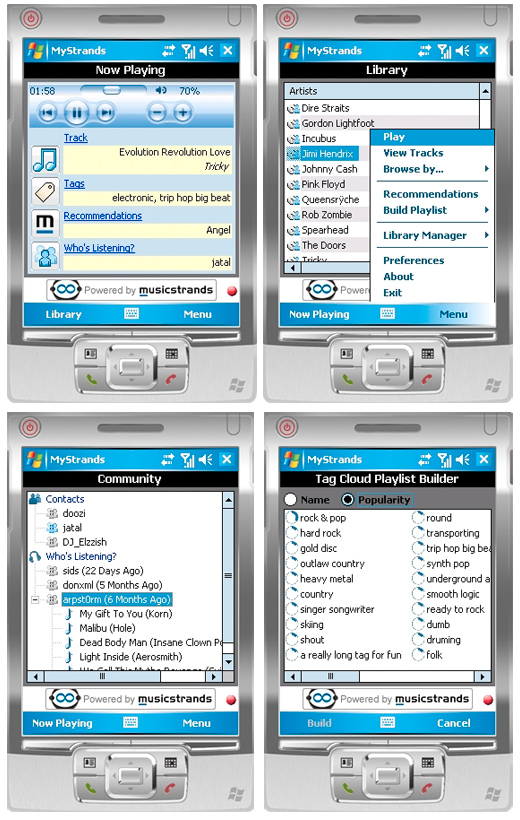 MyStrands Social Player