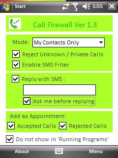 CallFireWall v1.3