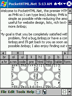 PocketHTML.Net v1.22