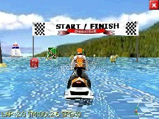 3D Mini-Aquabike (Watercraft Racing)