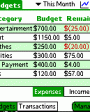 Budget Manager v2.5  Palm OS 5