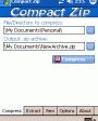 Compact ZIP v1.5.0  Windows Mobile 2003, 2003 SE, 5.0, 6.x for Pocket PC