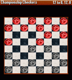 Championship Checkers Pro Board Game