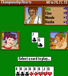 Championship Hearts Pro Card Game