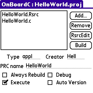 OnBoard C Compiler