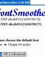 FontSmoother v2.3  Palm OS 5