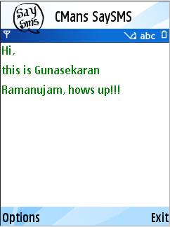 CMans SaySMS