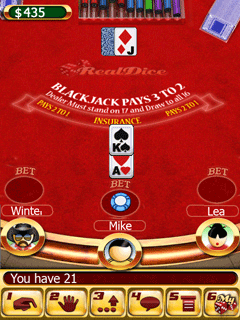 Real Dice BlackJack