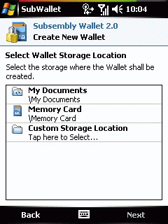 Subsembly Wallet Mobile