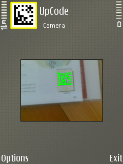 UpCode 1d barcode reader
