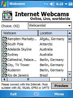 Internet Webcams .Net