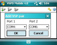Virtual Serial Port Driver Mobile