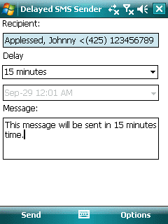 Delayed SMS Sender