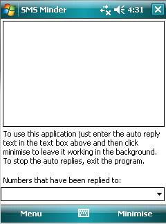 SMS Minder