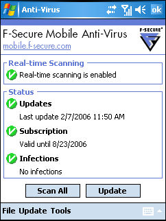 F-Secure Mobile Anti-Virus v4.4