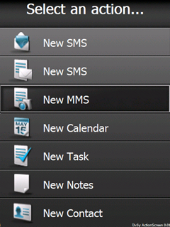 Diamond ActionScreen