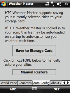 HTC Weather Master