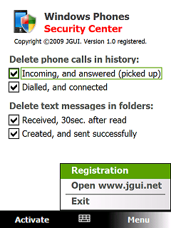 Windows Phones Security Center