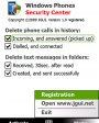 Windows Phones Security Center v1.0  Windows Mobile 5.0, 6.x for Pocket PC