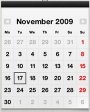 Wall Calendar Touch v1.0 для Symbian OS 9.4 S60 5th Edition и Symbian^3