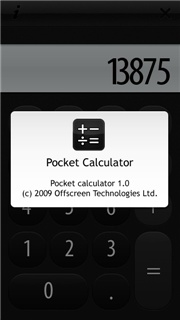 Pocket Calculator Touch