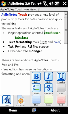 AgileNotes Touch