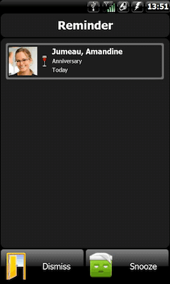 Birthday Reminder GLite