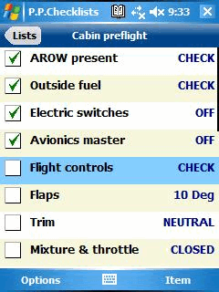 Pilot Pocket Checklists