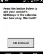 Birthday2Calendar v0.2  Windows Mobile 5.0, 6.x for Pocket PC