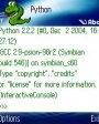 Python v1.4.3  Symbian 6.1, 7.0s, 8.0a, 8.1 S60