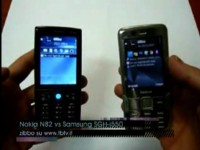   Nokia N82 vs Samsung SGH-i550