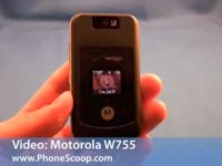   Motorola W755  PhoneScoop