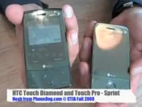 Видео сравнение HTC Touch Pro и Touch Diamond